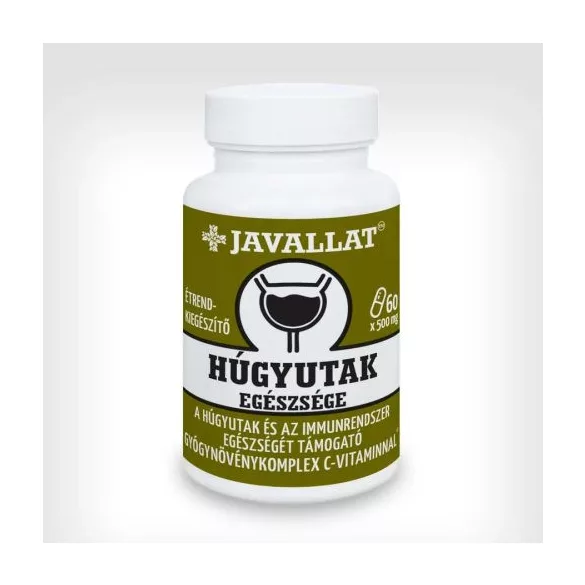 Javallat húgyutak egészsége gyógynövénykomplex+c-vitamin értend-kiegészítő kapszula 60d