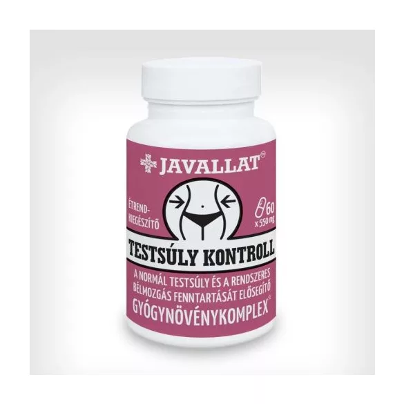 Javallat testsúly kontroll gyógynövénykomplex étrend-kiegészítő kapszula 60db