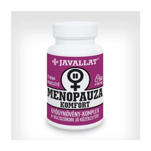Javallat menopauza komfort gyógynövénykomplex étrend-kiegészítő kapszula 60db