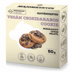 Majomkenyér csokidarabos vegán keksz cuk ment 50 g