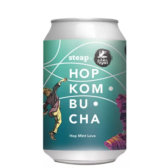 Steap tea kombucha hop mint lovex f. nyúl330ml drs