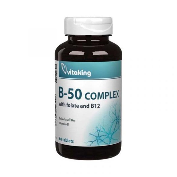 VITAKING B-50 COMPLEX VITAMIN KAPSZ.60DB