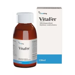 Vitaking vitafer mikrokapszulázott vaskészítmény folyékony 120ml - bio és vegán étrendkiegészítők