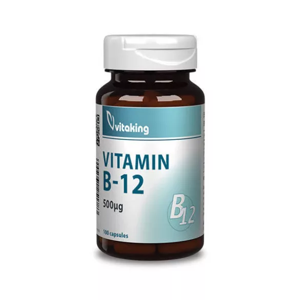 Vitaking vitamin b-12 kapszula 500mcg 100db
