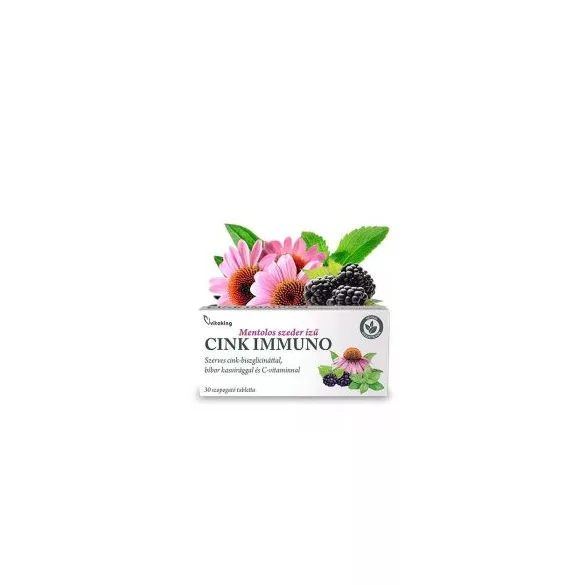 Vitaking Cink Immuno szopogató tabletta 30db