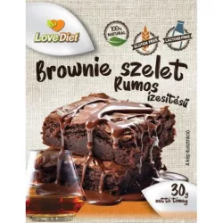  Gluténmentes love diet brownie szelet rumos ízű laktózmentes 30g