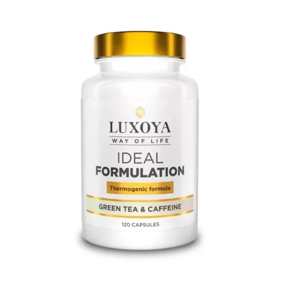 Luxoya ideal formulation green tea & caffeine - 120 capsules