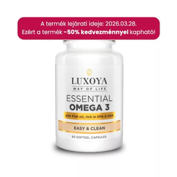 Luxoya essential omega-3 with fish oil - 60 capsules