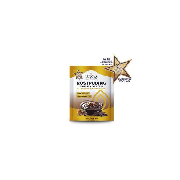 Luxoya luxoya fiber rostpuding - dupla csokoládé 25g