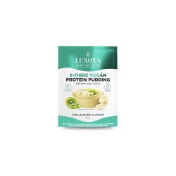   Luxoya 9-fiber vegan protein pudding creamy and tasty 45g - kiwi-banana flavour