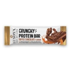 Luxoya crunchy protein bar choco- caramel 12x45g