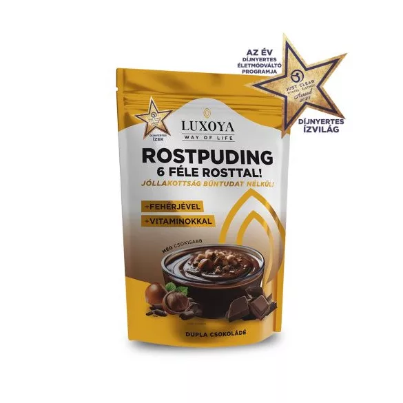 Luxoya luxoya fiber rostpuding - dupla csokoládé 300g