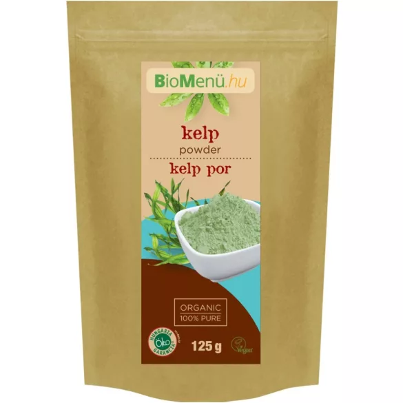 Biomenü bio kelp por 125 g - bio és natúr kozmetikumok