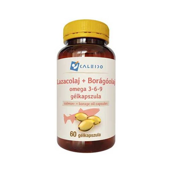Caleido lazacolaj+borágóolaj omega 3-6-9 gélkapszula 60 db
