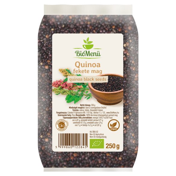 BioMenü BIO QUINOA fekete mag 250 g