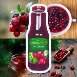   Jura vörös áfonyalé 100% cukormentes 1000ml drs+50ft betétdíj