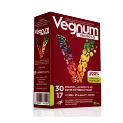 Vegnum energy-d étrend-kiegészítő multivitamin 30db - bio és vegán étrendkiegészítők