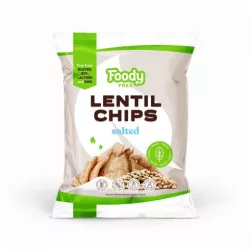 Gluténmentes foody free lencsechips sóval 50g - bio és refomélelmiszer