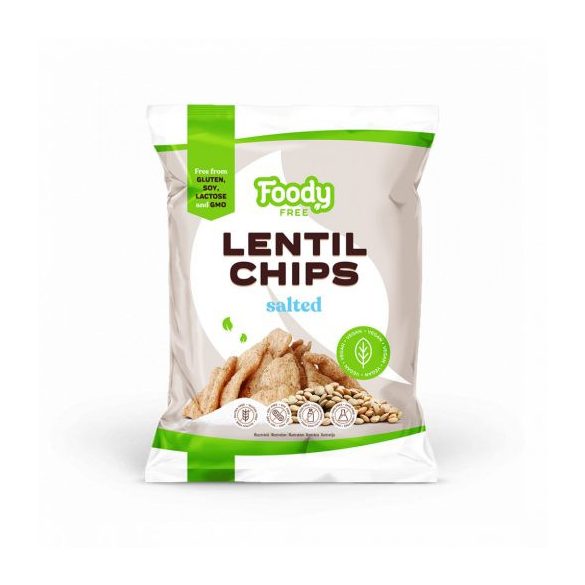 Foody Free gluténmentes lencse chips sóval 50 g