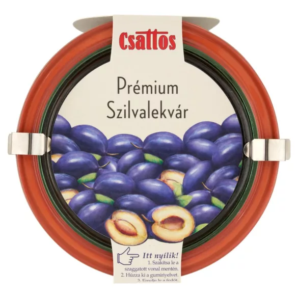 Csattos prémium szilvalekvár 600g
