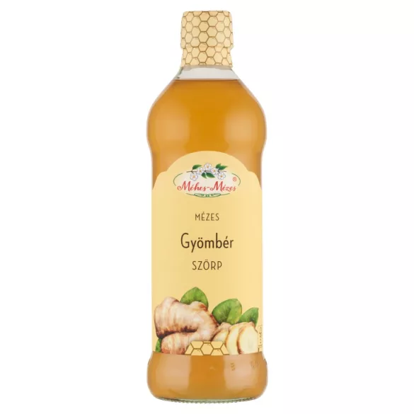 Méhes mézes szörp gyömbér 500ml drs+50ft betétdíj
