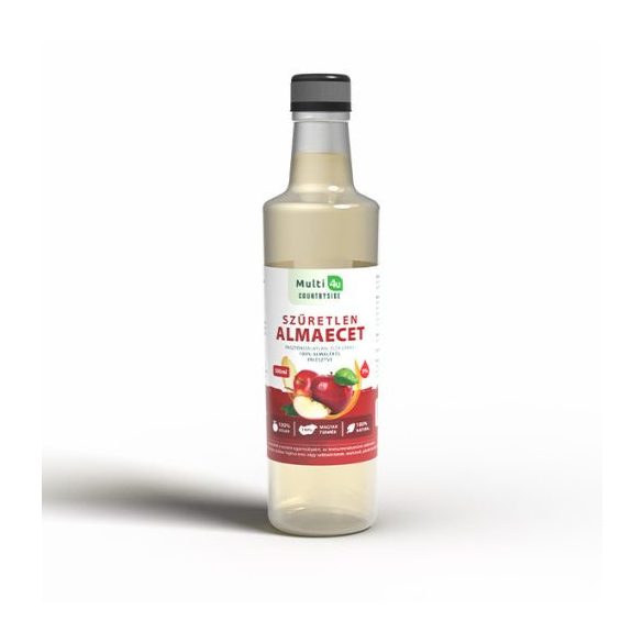 Multi 4u countryside szűretlen almaecet 500 ml