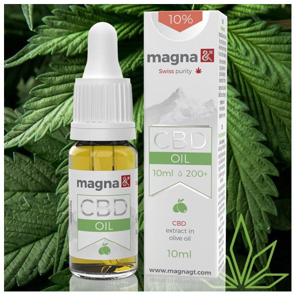 Magna G&T 10% CBD olivaolajban 10 ml