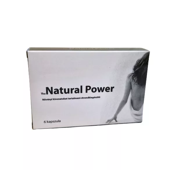 Natural power - étrendkiegészítő kapszula férfiaknak (6db)