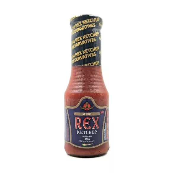 Rex sugarfree hot csípős ketchup 330 g