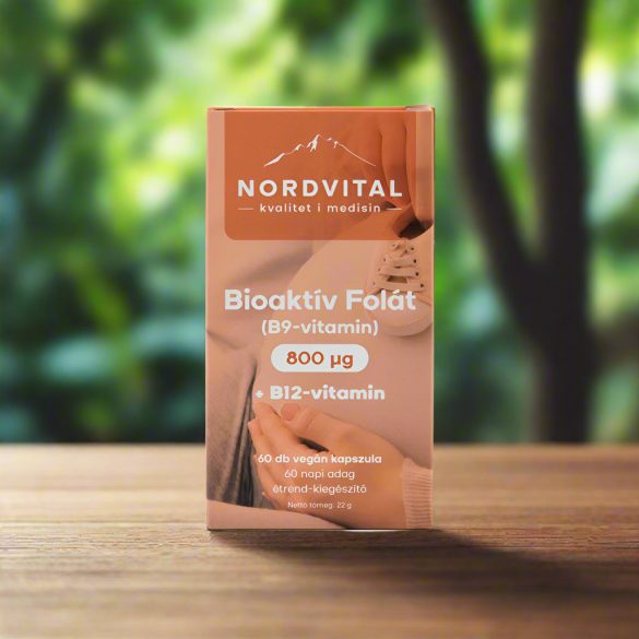 Nordvital b9(folát)-vitamin 800 mcg 60 dbkapszula