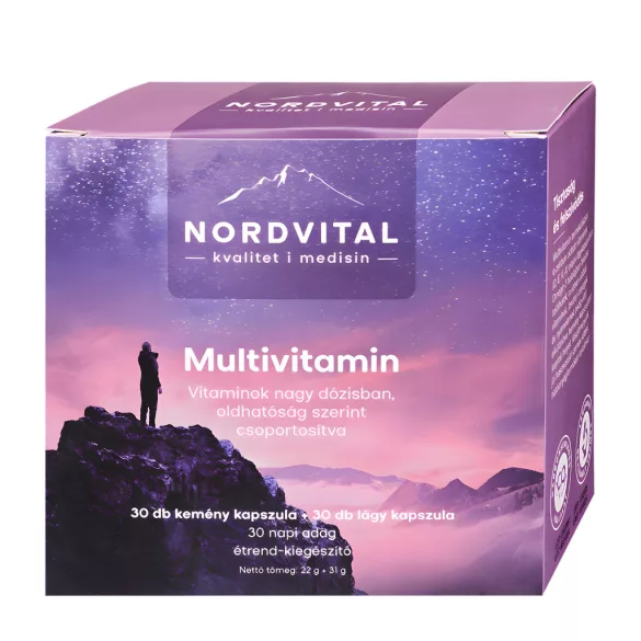 Nordvital multivitamin 30+30 db kapszula