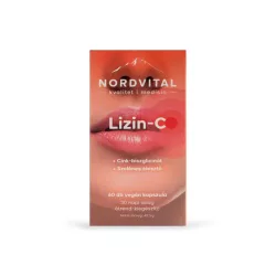 Nordvital lizin-c 60 db vegán kapszula