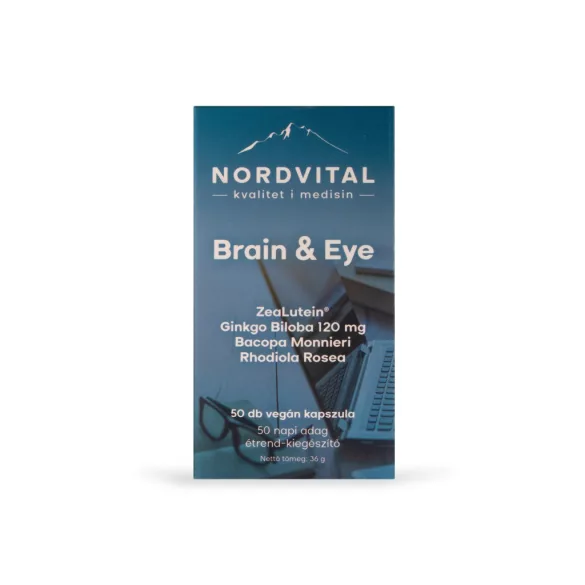 Nordvital brain and eye 50db lágyzselatin kapszula