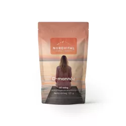 Nordvital d-mannóz por 120 g 60 adag - bio és vegán étrendkiegészítők