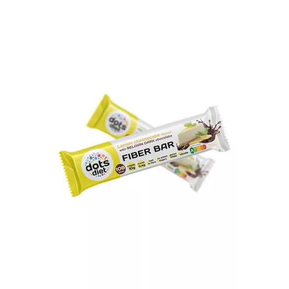Gm dotsdiet fiber bar étcsokoládéval bevont rost szelet citromos sajttorta ízben hcn 40g