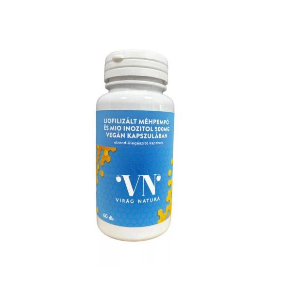 VN Liofilizált méhpempő és Mio Inozitol 500mg 60db vegán kapszulában