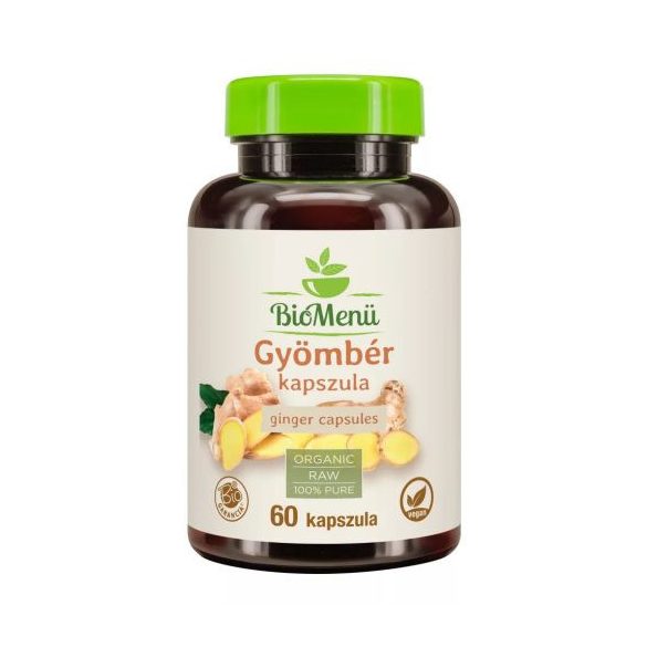 BIO Gyömbér kapszula 60db BioMenü