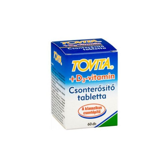 Tovita csonterősítő tabletta+d3 vitamin 60 db