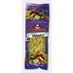 Tündérkert szárított ananászkocka 100g - bio és refomélelmiszer