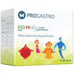 Progastro kid mini por 1-3 éves gyerekeknek élőflórát tartalmazó étrend-kiegészítő készítmény 31 db tasak - bio és vegán étrendkiegészítők