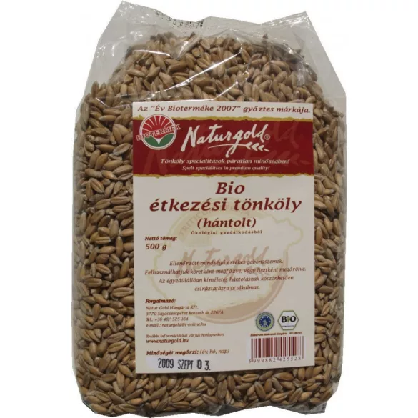 Bio naturgold tönkölybúza főzésre/sütésre/csíráztatáshoz 1000g