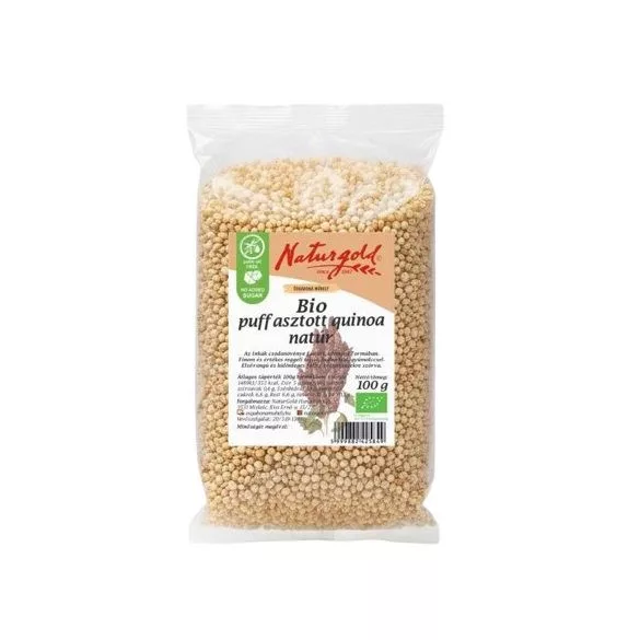 Bio naturworld prémium puffasztott quinoa natúr 100g