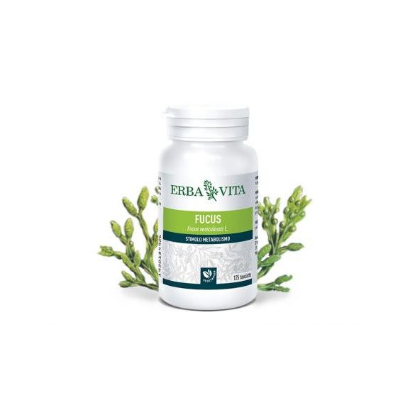 ErbaVita® Barna alga tabletta - Szerves jód- és kolloidális alginsav forrás. Moszat az anyagcsere serkentéséhez.