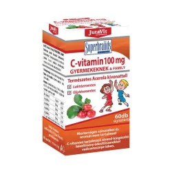 Jutavit c-vitamin 100mg tabletta gyermekeknek & family 60db - bio és vegán étrendkiegészítők