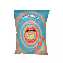 Moonrice rizs chips natúr 60 g - bio és refomélelmiszer