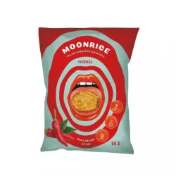 Moonrice rizs chips paprikás ízű 60 g