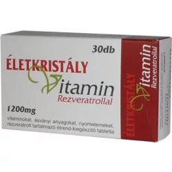 Életkristály multivitamin rezveratrollal+q10 30 db - bio és vegán étrendkiegészítők