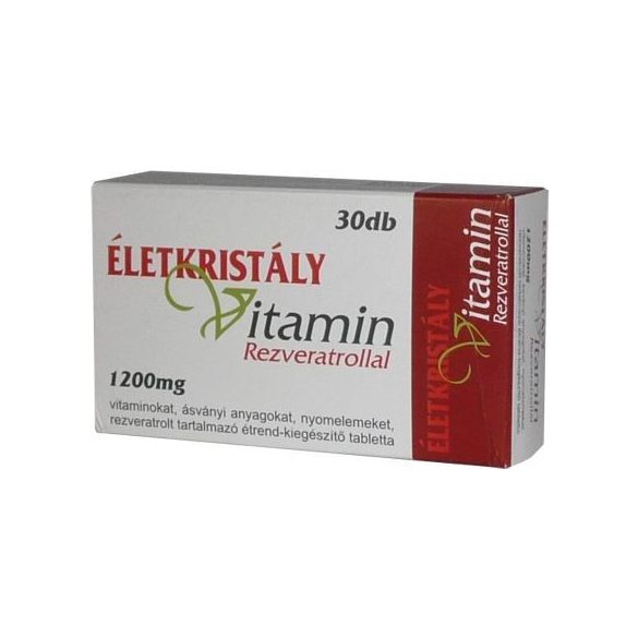 Életkristály multivitamin rezveratrollal+q10 30 db