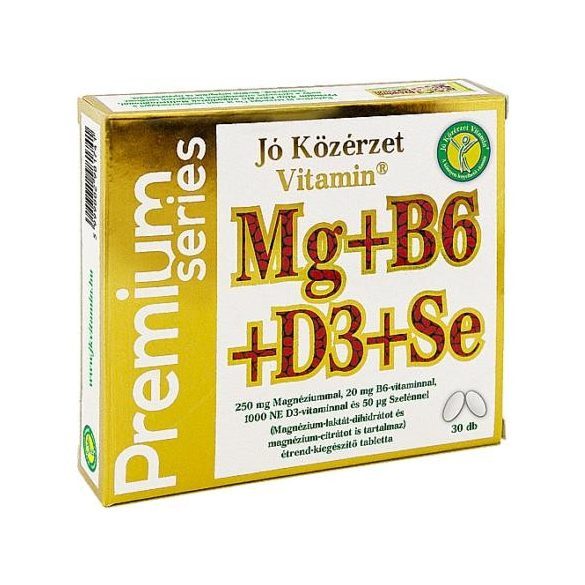 Jó Közérzet prémium mg+b6+se+d3 30 db