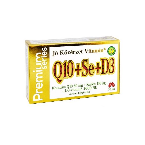 JÓ KÖZÉRZET PREMIUM Q10+SE+D3 KAPSZULA 30 db